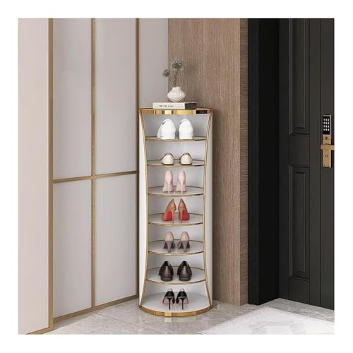 FEITAOOZ Drehbarer Schuhregal, 360-Grad-Schuhregal, for Schrank Eingangsbereich Schlafzimmer Ecke(Ø39cm 105cm 7layer) von FEITAOOZ
