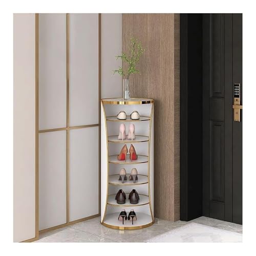 FEITAOOZ Drehbarer Schuhregal, 360-Grad-Schuhregal, for Schrank Eingangsbereich Schlafzimmer Ecke(Ø39cm 90cm 6layer) von FEITAOOZ