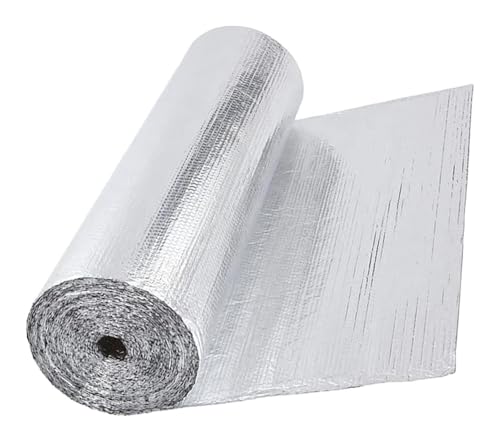Heizkörper Reflexionsfolie, Isolierfolie, Geeignet für Fenster, Wohnmobile, Autodächer, leicht zu reinigen(3.28 x 98.5ft(1 x 30m)) von FEITAOOZ