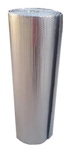Heizkörper Reflexionsfolie, Isolierfolie, Reflektierende energiesparende Rohrisolierung für verschiedene Umgebungen(3.28 x 49.2ft(1 x 15m)) von FEITAOOZ