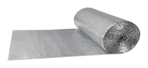 Heizkörper Reflexionsfolie, Isolierfolie, Wärmereflektierende Thermofolien-Isolierung mit Luftpolsterfolie for Fenster, Wohnmobil, Dach, Garagentor(3.28 x 98.5ft(1 x 30m)) von FEITAOOZ