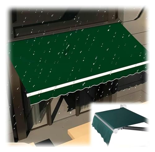 Klemmmarkise, Sonnenmarkise, Stoffersatz-Sonnenschutzdach-Stoff Einziehbare Markise Ersatzmarkise(16X11.5FT) von FEITAOOZ