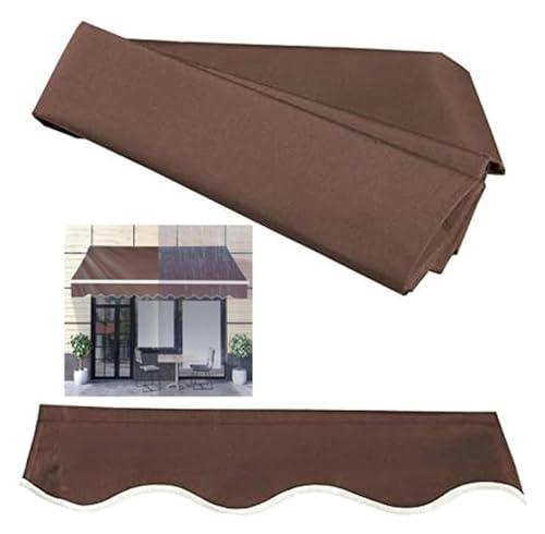 Klemmmarkise, Sonnenmarkise, Top Ersatzstoff Outdoor Sonnenschutz Shelter Baldachin Abdeckung wasserdicht Polyester(4.5x3.5m) von FEITAOOZ