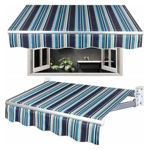 Markisentuch, Balkonmarkise, Markisenabdeckung for Garten und Terrasse im Freien, UVSchutz, einziehbarer Markisenstoff-Ersatz(13x11.5ft(4x3.5m)) von FEITAOOZ