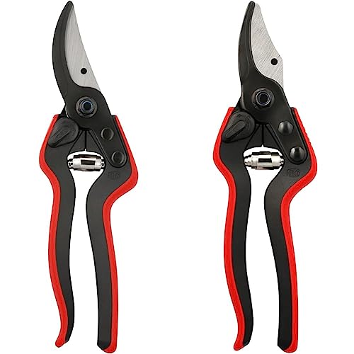 FELCO 160L Gartenschere & 77-140 160S Gartenschere (Schnitt-ø 20 mm, Baumschere für kleine Hände, Länge 200 mm, Rebschere mit Saftrille, ergonomische Griffe) von FELCO