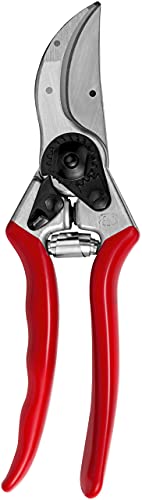 FELCO Gartenschere Nr. 2 (Schnitt-ø 25 mm, Rebschere für große Hände, Länge 215 mm, Rebschere mit Saftrille, ergonomische Griffe) FELCO 2 von FELCO