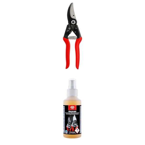 FELCO 5 Gartenschere mit Arbeitshandschuhen FELCO 981 – Robustes Einsteiger-Set für regelmäßige Gartenarbeiten von FELCO