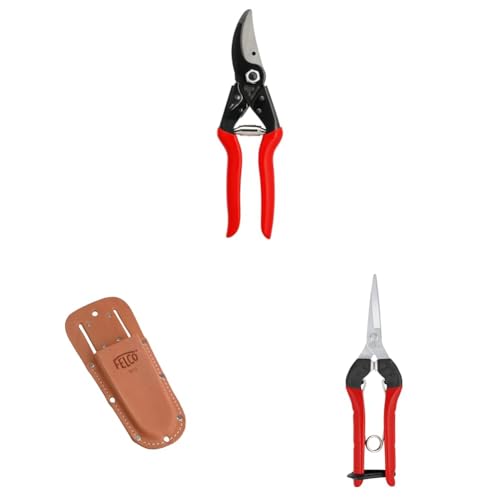 FELCO 5 Gartenschere mit Lederholster 910+ und Leseschere 322 – Set für einfache Gartenarbeiten und präzise Ernten FELCO 5 Gartenschere mit Lederholster 910+ und Leseschere 322 – Set für einfache Gartenarbeiten und präzise Ernten von FELCO