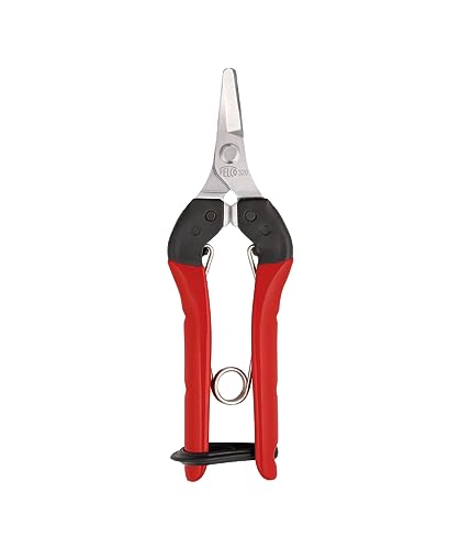 FELCO Ernte-/ Leseschere Nr. 320 (für Blumen, Obst- + Gemüsestiele, kompakte Schere mit Stahlgriffe, gebogene Klinge, für Rechtshänder + Linkshänder, Länge 154 mm) FELCO 320 von FELCO