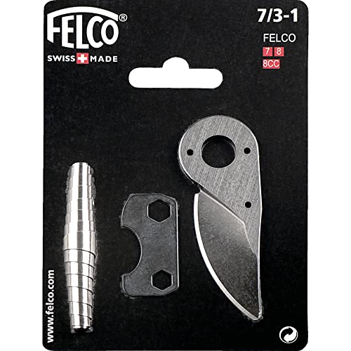 FELCO Ersatzteilsatz Nr. 7/3-1 mit Klinge/Werkzeug/Feder, Silber (Zubehör für Gartenscheren FELCO 7-8, 35 x 15 x 5 cm) FELCO 7/3-1 von FELCO