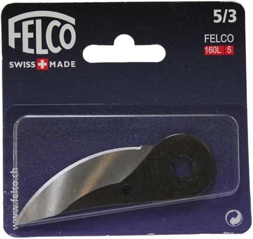 FELCO Ersatz-Klinge mit Nieten 5/3 für Gartenscheren FELCO 5 + FELCO 160L (Zuverlässige Gegenklinge für präzise Schnitte) FELCO 5/3 von FELCO