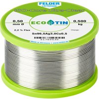 Felder ISO-Core "Ultra Clear" SAC305 Lötzinn Spule Sn96,5Ag3Cu0,5 0.500 kg 0.5 mm von FELDER LÖTTECHNIK