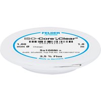 ISO-Core Clear Sn100Ni+ Lötzinn Spule Sn99,25Cu0,7Ni0,05 1 mm - Felder Löttechnik von FELDER LÖTTECHNIK