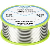ISO-Core Ultra Clear SAC305 Lötzinn Spule Sn96,5Ag3Cu0,5 0.250 kg 0.5 mm - Felder Löttechnik von FELDER LÖTTECHNIK