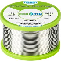 ISO-Core Ultra-Clear Sn100Ni+ Lötzinn, bleifrei Spule Sn99,25Cu0,7Ni0,05 0.500 - Felder Löttechnik von FELDER LÖTTECHNIK