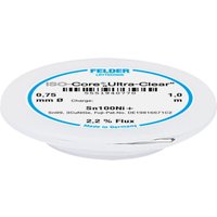 ISO-Core Ultra-Clear Sn100Ni+ Lötzinn, bleifrei Spule Sn99,25Cu0,7Ni0,05 0.75 - Felder Löttechnik von FELDER LÖTTECHNIK