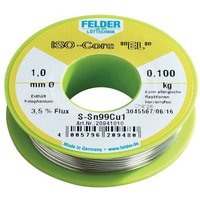 Felder - Lötdraht ISO-Core® el 1,5 mm 100 g S-Sn99Cu1 von FELDER