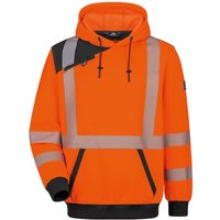 Feldtmann - Elysee Warnschutz-Hoodie Fridoli 22614 Gr. l leuchtorange/schwarz von FELDTMANN