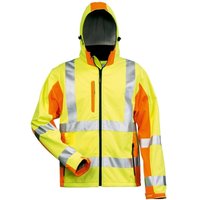Warnsoftshelljacke Jim Gr. 2XL gelb/orange - Elysee von Elysee
