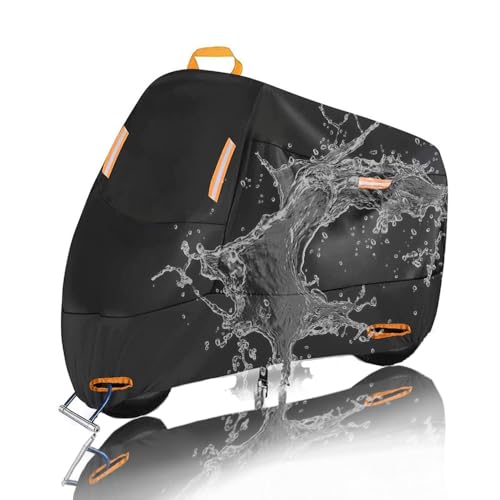 Motorrad Abdeckplane, Für BMW F800GS F800 GS F 800 GS Outdoor Motorradplane, wasserdichte und UV-Beständige Abdeckplane für den Außenbereich,F-XXXXL von FELEA