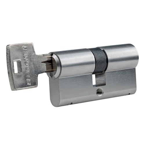 ABUS Bravus 2000 Doppelzylinder 45/60 mm | Profilzylinder Schließ-Zylinder mit Kopierschutz & Not- und Gefahrenfunktion | Patentschutz bis 2030 | Inklusive 5 Wendeschlüssel und Sicherungskarte von FELGNER