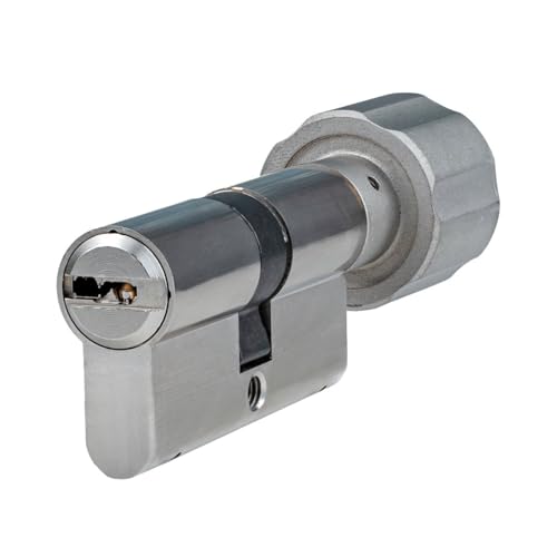 ABUS Bravus 2000 Knaufzylinder 45/50K | Zylinder mit Knauf Profilzylinder Schließ-Zylinder mit Kopierschutz Intellitec System | Patentschutz bis 2030 | Inklusive 10 Wendeschlüssel | Sicherungskarte von FELGNER