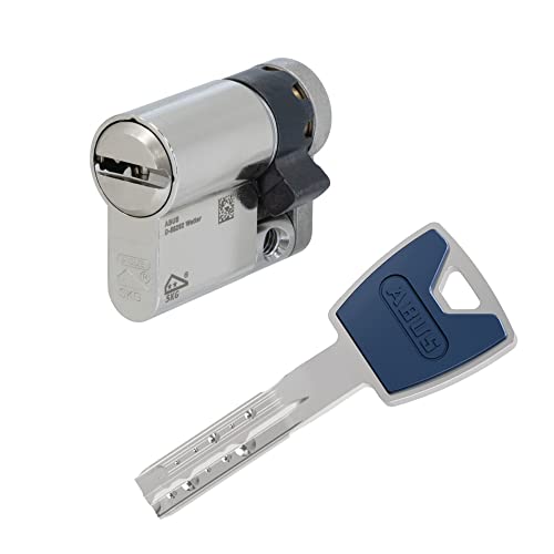 ABUS EC880 Halbzylinder 30/10 inkl. 5 Schlüssel - Wendeschlüssel-Sicherheitszylinder - Sicherungskarte - Modulsystem - mit Farbkappe - Patentschutz bis 2030 von FELGNER