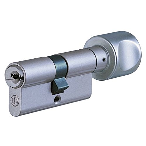 CES RHM Knaufzylinder 60/30K | Türzylinder Schließzylinder Profilzylinder mit Knauf | hoher technischen Kopierschutz und Anbohrschutz | Patentschutz bis 2031 | 5 Schlüssel | Sicherungskarte von FELGNER