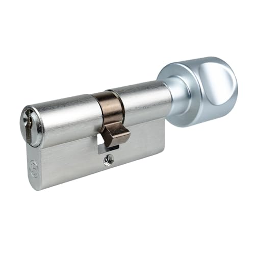 CES UDM Knaufzylinder | 45/40K | Türzylinder Schließzylinder Profilzylinder mit Knauf | Hoher Kopierschutz | Anbohrschutz | Patentschutz bis 2031 | 10 Schlüssel & Sicherungskarte | Einzelschließung von FELGNER