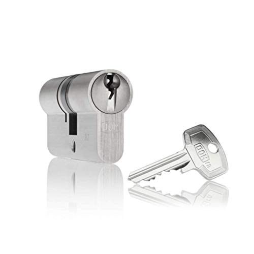 DOM RN Doppelzylinder Halbzylinder Knaufzylinder - Einzelschließung oder Gleichschließung - alle Längen 27/27 bis 60/60 bzw. 10/30 bis 10/70 - inkl. 3 Schlüssel (VS NGF 35/40) von FELGNER