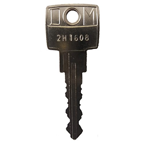 DOM Schlüssel - Ersatzschlüssel2H 0001 bis 2H 0500 - für Spindschlösser, Universalschlösser, Möbelschlösser, etc. von DOM (Schließungen 2H0001 bis 2H0500) - Schließung 2H0047 von FELGNER