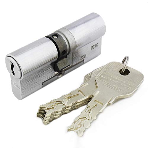 EVVA 4KS Doppelzylinder Profilzylinder 31/51 | Not- und Gefahrenfunktion | Bohrschutz & Ziehschutz | Schließzylinder für Haustüren Wohnungstüren | 5 Schlüssel und Sicherungskarte | Chrom poliert EVVA 4KS Doppelzylinder Profilzylinder 31/51 | Not- und Gefahrenfunktion | Bohrschutz & Ziehschutz | Schließzylinder für Haustüren Wohnungstüren | 5 Schlüssel und Sicherungskarte | Chrom poliert von FELGNER