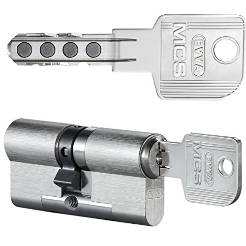 EVVA MCS Doppelzylinder 36/51 | Profilzylinder sehr hohem Kopierschutz | Magnet-Technologie Bohrschutz Ziehschutz & Not- und Gefahrenfunktion | verschiedenschließend | 5 Schlüssel | Sicherungskarte EVVA MCS Doppelzylinder 36/51 | Profilzylinder sehr hohem Kopierschutz | Magnet-Technologie Bohrschutz Ziehschutz & Not- und Gefahrenfunktion | verschiedenschließend | 5 Schlüssel | Sicherungskarte von FELGNER