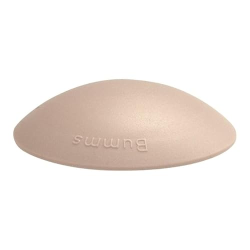 FELGNER BUMMS Türstopper | Türpuffer Türsicherheit aus Kunststoff | Anbringen zum Schutz von Wand, Schrank, Tür, Glas, Fliese, Tapete uvm.| Durchmesser 60mm, Höhe 15mm | Farbe: beige von FELGNER