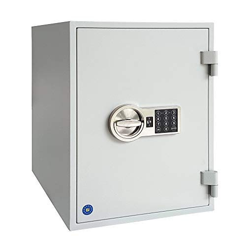 FELGNER Tresor FS 60-51 EL - Möbeltresor Dokumententresor Safe | 60 Minuten Feuerschutz | Einbruchsschutz Widerstandsgrad S2 | elektronisches Schloss | 510 x 445 x 425 cm - 54 Kg von FELGNER