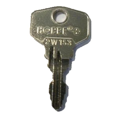 HOPPE Ersatzschlüssel - Schließung 2W1 bis 2W246 - Nachschlüssel - Zusatzschlüssel - für abschließbare HOPPE Fenstergriffe - Zusatzschlüssel, nachträglicher Schlüssel - Schließung 2W103 von FELGNER
