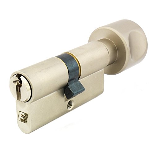 FELGNER ISEO GERA 3000 Knaufzylinder 30/45K inkl. 5 Schlüssel - Sicherheitszylinder - inkl. Sicherungskarte - verschiedenschließend (K=Knaufseite) von FELGNER
