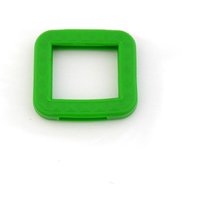 Felgner - Schlüsselkennring eckig offen-grün - grün von FELGNER