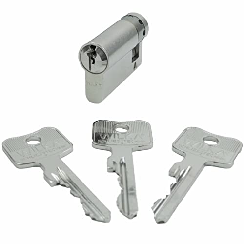 WILKA Normalprofil Halbzylinder - Gleichschließung - inkl. 3 Schlüssel (GL 10/55) von FELGNER