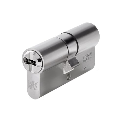WINKHAUS keyTec N-Tra Doppelzylinder | 40-40 mm | Schließ-Zylinder mit Aufbohrschutz, Pickingschutz, Not- und Gefahrenfunktion | Patentschutz | 5 Schlüssel & Sicherungskarte | Einzelschließung von FELGNER