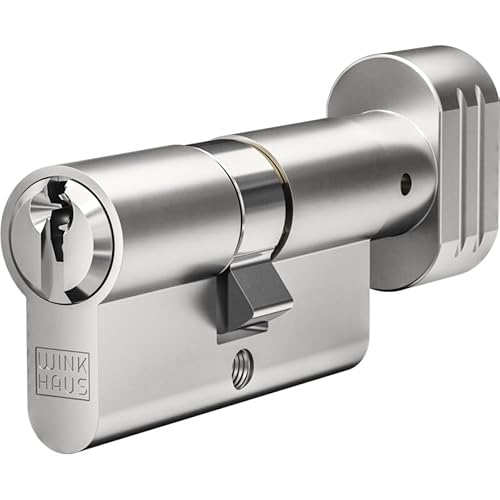 WINKHAUS keyTec VSX Knaufzylinder | Länge (mm): 30-35K | Tür-Zylinder mit Anbohrschutz, Pickingschutz, Bohr- und Ziehschutz | inklusive 5 Schlüssel | mit Sicherungskarte (Gleichschließung) von FELGNER