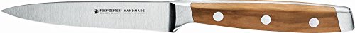 FELIX SOLINGEN 831010 FIRST CLASS WOOD Spickmesser – 10cm Klingen-Stahl Schneide - Olivenholzgriff - Made in Germany von FELIX SOLINGEN GERMANY