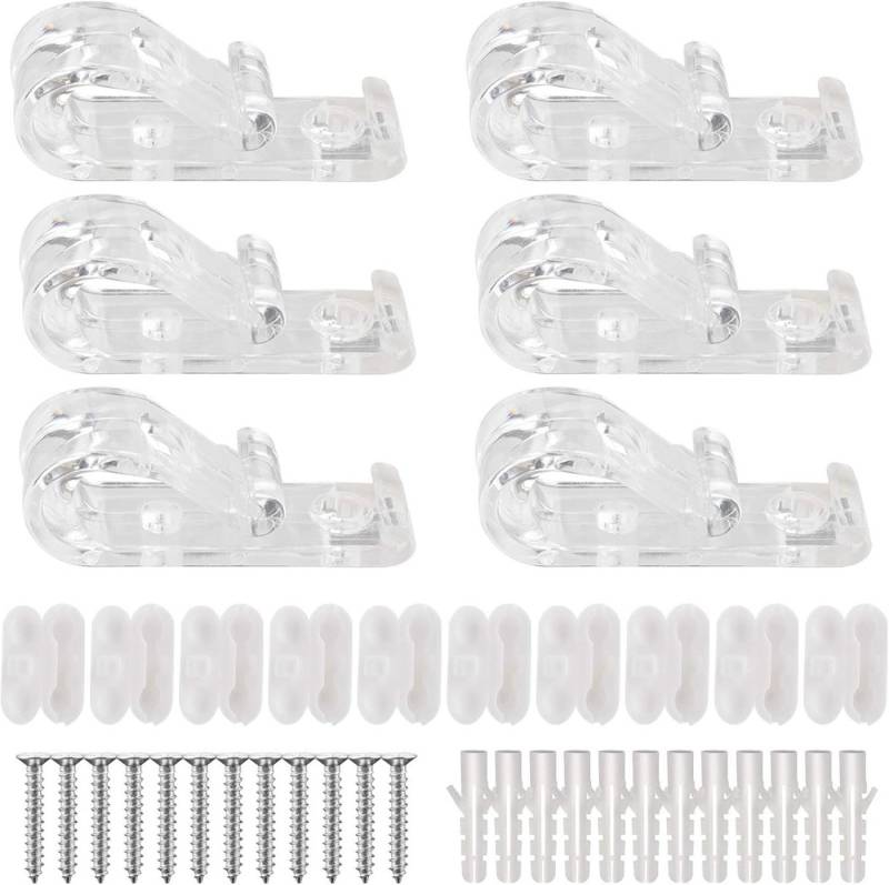 Doppelrollo 6 Stück Rollo Vorhang P Clip Haken Kugelketten Verbinder Set, FELIXLEO Doppelrollo 6 Stück Rollo Vorhang P Clip Haken Kugelketten Verbinder Set, FELIXLEO von FELIXLEO