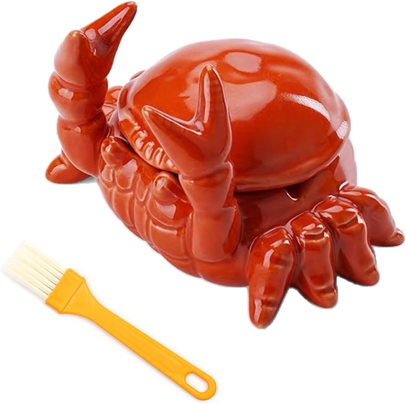 FELIXLEO Aschekasten Aschenbecher für draußen mit Deckel Winddicht Geruchsdicht Orange von FELIXLEO