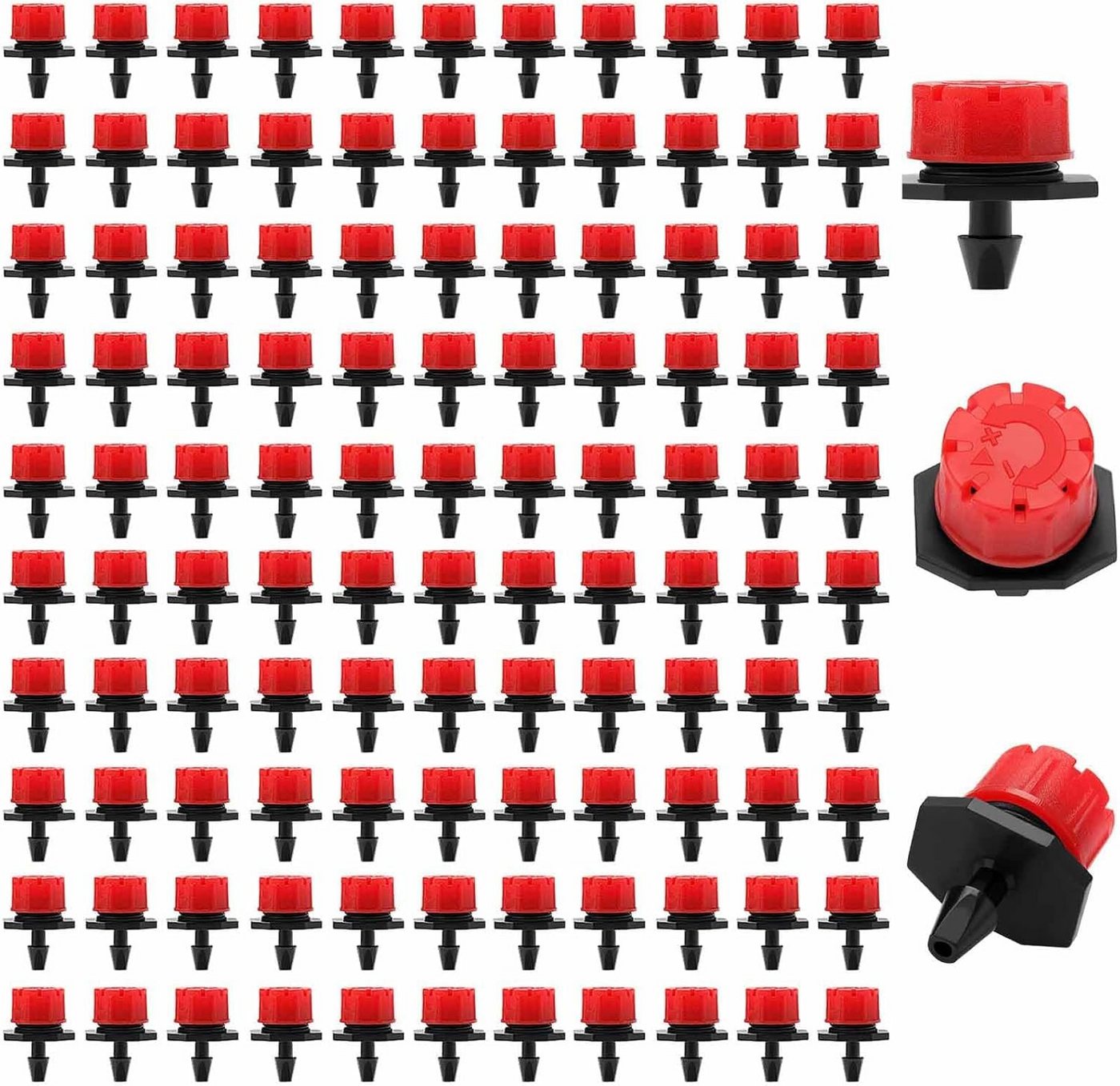 FELIXLEO Bewässerungssystem Bewässerung Sprinkler 200 Stück Einstellbare Tropfer Micro Drip System, (1-tlg) von FELIXLEO