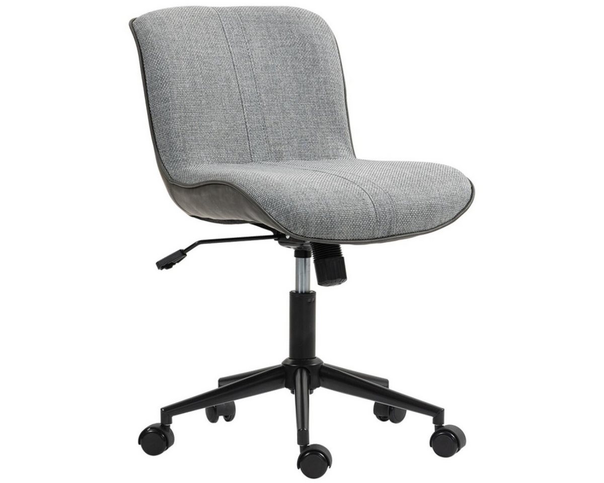 FELIXLEO Bürostuhl Schreibtischstuhl höhenverstellbar drehbar mit Wippfunktion Grau (1 St) von FELIXLEO