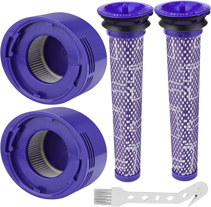 FELIXLEO Bürste Filter für Dyson V8 V7 Staubsauger Ersatzteile Dyson V8 Zubehör Filter, (2-tlg) von FELIXLEO
