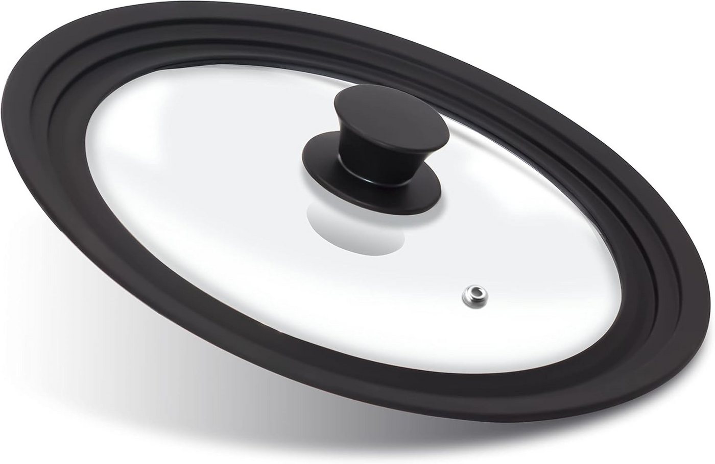 FELIXLEO Deckel Universaldeckel 24 26 28cm Glasdeckel Silikonrand Für Töpfe Pfannen, (1-tlg) von FELIXLEO