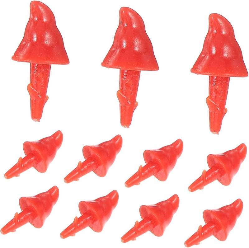 FELIXLEO Dekofigur 200 Stück Teiliges Schneemann Nasen DIY Zubehör für Weihnachtsdeko (1 St) von FELIXLEO