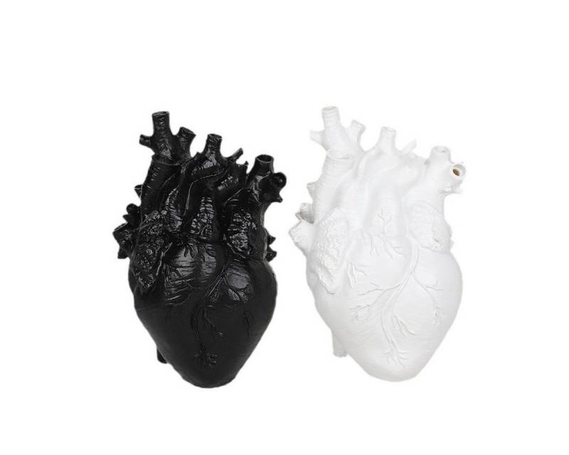 FELIXLEO Dekohänger Herzstatue Kunstharz 3D Herz-Skulptur Kunstfigur für Dekoration (1 St) von FELIXLEO